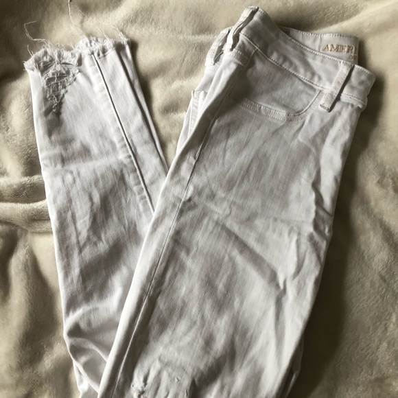 White American Eagle Skinny Jeans - Picture 1 of 3